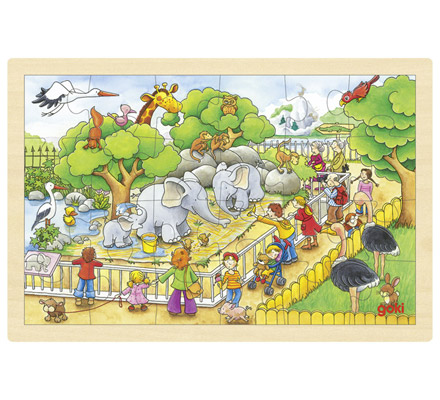goki - Puzzle Tiergarten - zum Schließen ins Bild klicken