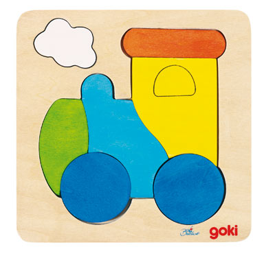 goki - Puzzle Lokomotive - zum Schließen ins Bild klicken