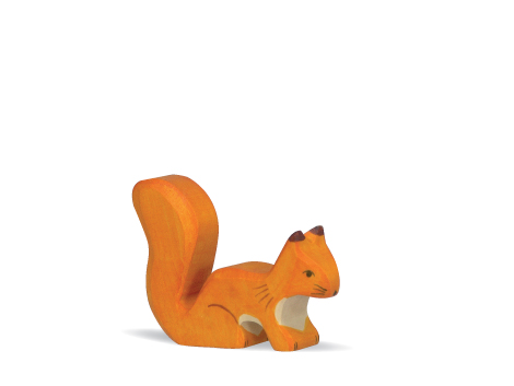 Holztiger - Eichhörnchen, orange stehend - zum Schließen ins Bild klicken