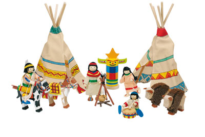 Toys pure - Indianerlager - zum Schließen ins Bild klicken